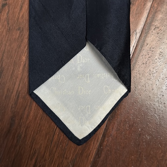Christian Dior Navy Tie - Picture 5 of 5